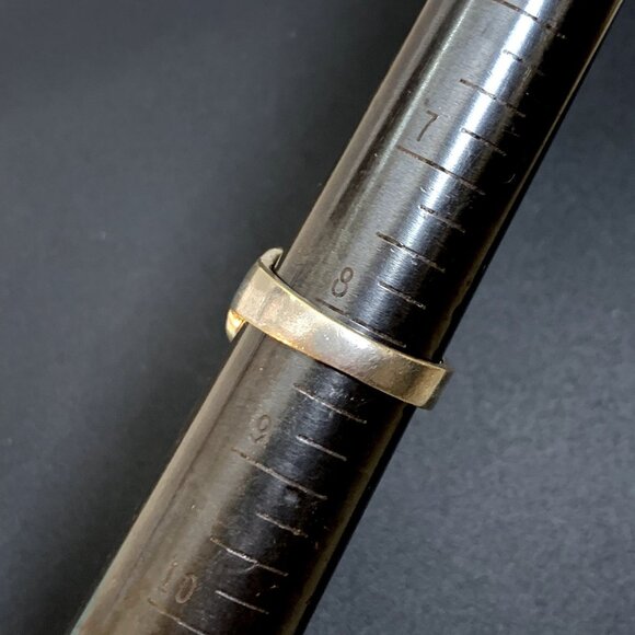 VTG Sterling Silver 925 Double Teardrop Design Bypass Statement Ring Size 8.25 - Picture 8 of 13